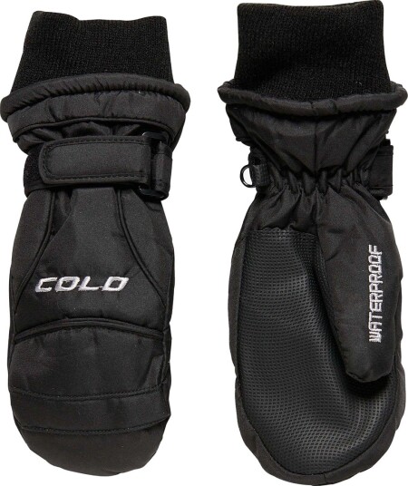 COLD Force Mitten Jr. BLACK 4 5