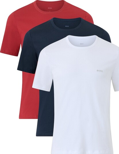 BOSS T skjorte Classic 1023993 3 pakning Rød
