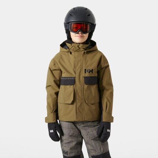 Helly Hansen Powder Light Jacket Junior Brun 152