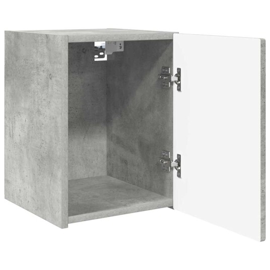 TV Veggskap Veggmontert Betong 30 x 31 x 40 cm Konstruert tre