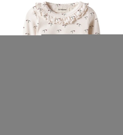 Lil"Atelier Nbfgago Kis Ls Slim Body Lil - Cream - 80