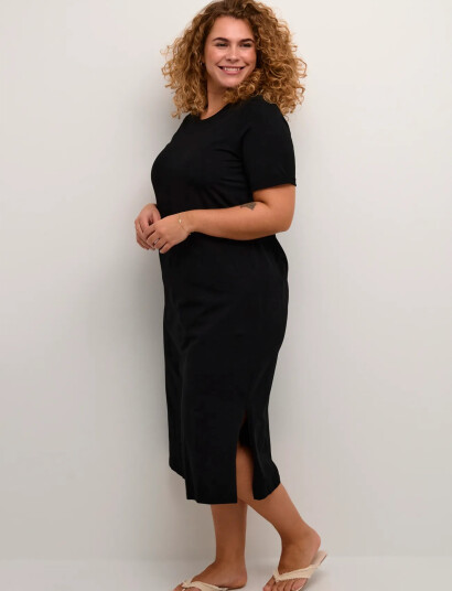 Kaffe Curve Kccaline Dress Black XL Kaffe Curve Kccaline Dress Black XL