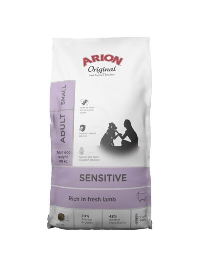 Arion Original Sensitive Hundemat med Lam 7 kg