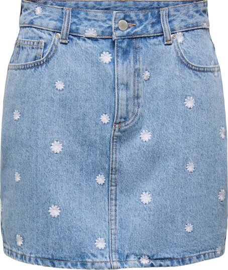 ONLY Onlstella Daisy Short Skirt Dnm Noos - Blue - XS