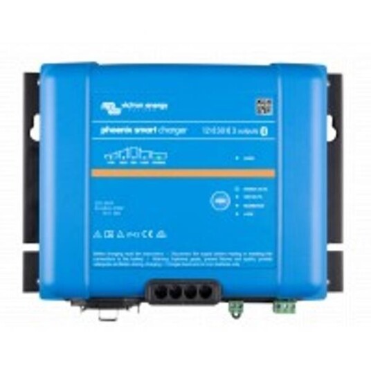 Victron Phoenix Smart IP43 Batterilader 24V 16A 3 kanaler. Victron Phoenix Smart IP43 Batterilader 24V 16A 3 kanaler.