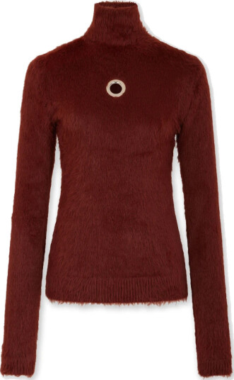 Rabanne Dame Strikkevarer Brun XS,