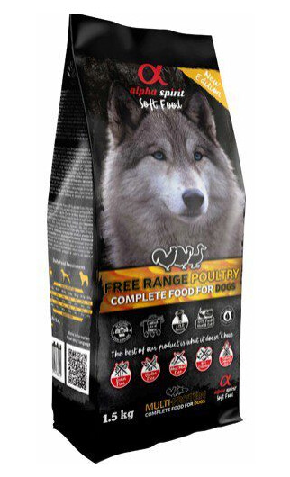 Alpha Spirit 3 kg Semi-Moist Fjærkre Snacks til Hund - Kvalitetsfôr uten Korn Alpha Spirit 3 kg Semi-Moist Fjærkre Snacks til Hund - Kvalitetsfôr uten Korn