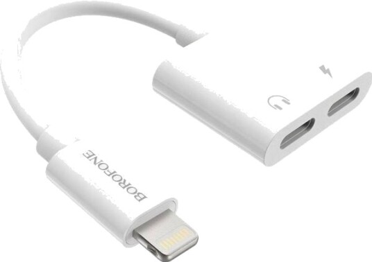 Usb-Adapter Borofone Lightning Lightning X2 Hvit 6931474739605