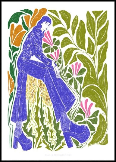 Jlr Rosealie Copy Plakat / 21x30cm Jlr Rosealie Copy Plakat / 21x30cm