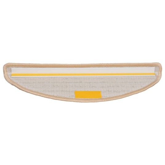 vidaXL Trappematter 10 stk 56x20 cm kremhvit