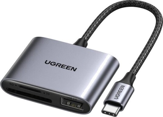 Ugreen CM387 Minnekortleser USB-C Grå Ugreen CM387 Minnekortleser USB-C Grå