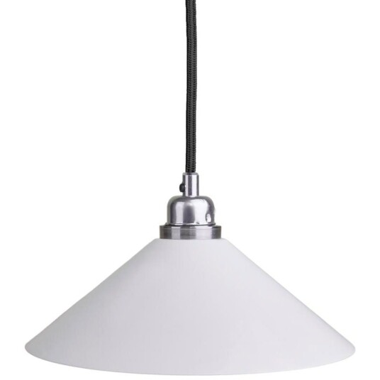 Cone Pendel 25 cm Hvit
