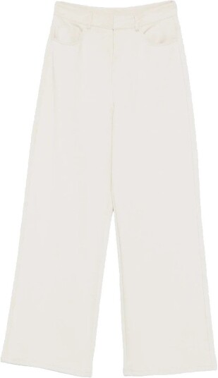 Max Mara Dame Bukser Hvit M,