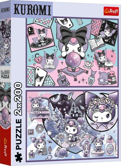 Trefl Puslespill 2x200 brikker Hello Kitty Kuromi Trefl Puslespill 2x200 brikker Hello Kitty Kuromi
