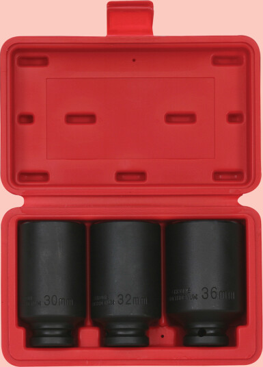 hjulaksel ermer Effekt 1/2 30 32 & 36 mm Sett 3 D