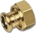 Sanha Purapress Halvkobling Med Tetning Zw 22Mm X 1" 18359221