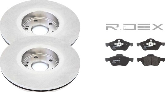 Bremseskiver og -klosser RIDEX 3405B2498