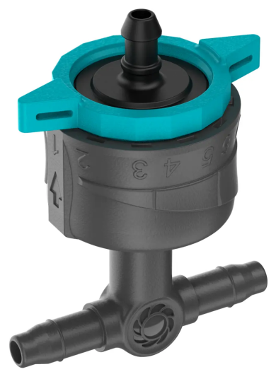 Gardena Micro-Drip Inline drypphode 1-8 l/t, Justerbar, trykkompenserende Gardena Micro-Drip Inline drypphode 1-8 l/t, Justerbar, trykkompenserende