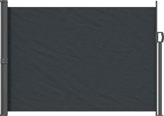 vidaXL Utklappbart side markise 160 x 300 cm 100% polyester jern stål