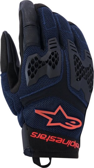 MC-hansker Alpinestars Manti Air Dyp Blå/Fluo Rød/Asfalt L