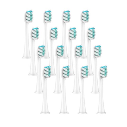 16-Pakning Erstatningshoder for Philips Sonicare Seriene 3 6 9 16-Pakning Erstatningshoder for Philips Sonicare Seriene 3 6 9