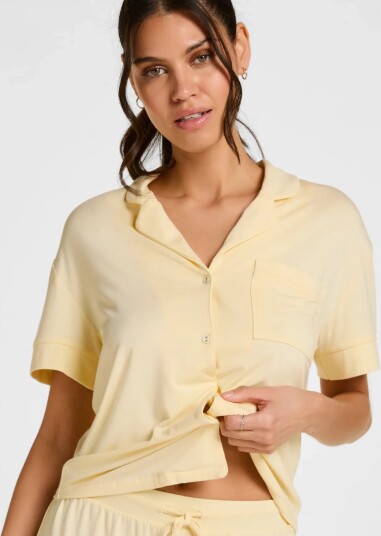 Hunkemöller Jacket Ss Jersey Essential Yellow S Hunkemöller Jacket Ss Jersey Essential Yellow S
