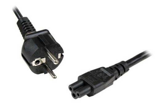 StarTech.com 3 Prong Laptop Power Cord Schuko CEE7 to C5 Clover Leaf - power cable - 2 m StarTech.com 3 Prong Laptop Power Cord Schuko CEE7 to C5 Clover Leaf - power cable - 2 m