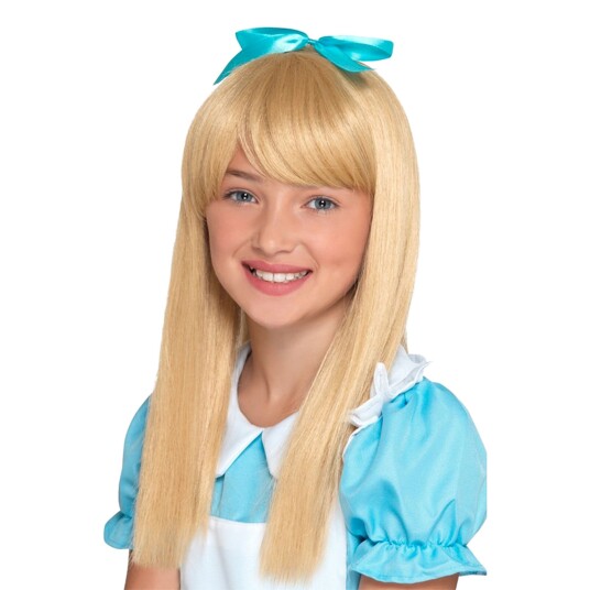 Smiffys Alice Blond Barneparykk - One size