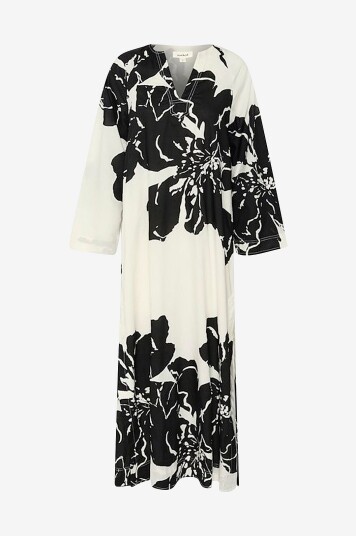 Soaked In Luxury Maxikjole slJoanne Kaftan Dress Hvit