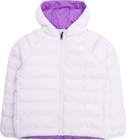 The North Face Kid Reversible Perrito Hooded Jacket ICE LILAC 2