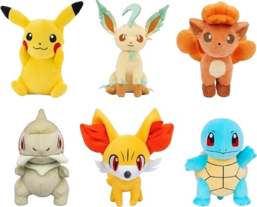 Pokémon Bamse 20 Cm Ass Cdu Pokémon Bamse 20 Cm Ass Cdu