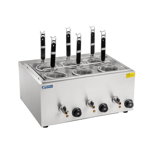 Royal Catering Pastakoker med 6 kurver 10010235