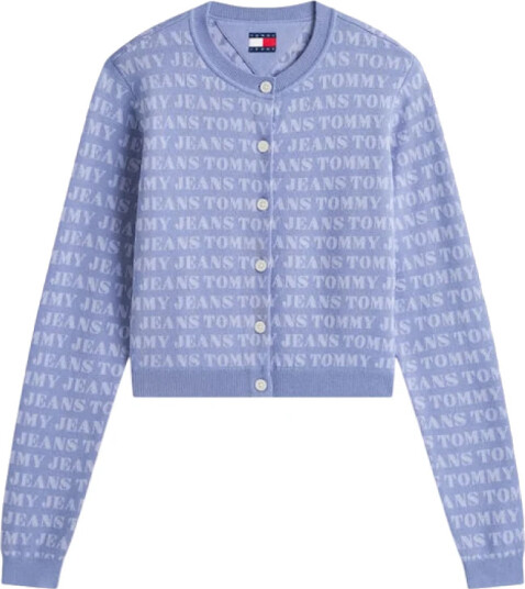 Tommy Jeans Dame Strikkevarer Blå S,