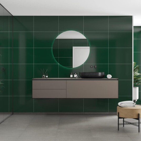 Baderomspanel Fibo 5231 M6040 Bottle Green