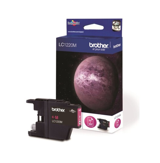 Brother LC 1220 M blekkpatron - LC1220M Original - Magenta 6 ml Brother LC 1220 M blekkpatron - LC1220M Original - Magenta 6 ml