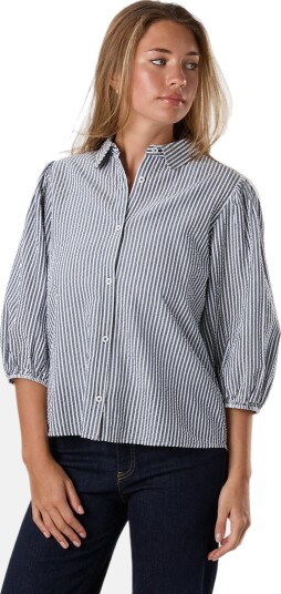 Seaside Marina Seersucker Blouse W