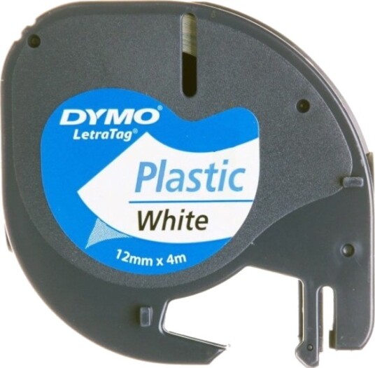 Ergom Skriverbånd For Dymo Letra Lt 100H 12X4m Hvit Tdl T 59422