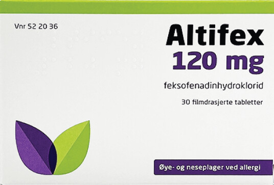 Altifex 120 mg tabletter, 30 stk.