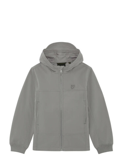 Lyle & Scott Tonal Eagle Softshell Jacket Grey 9-10