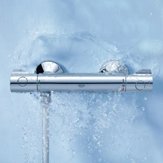 Grohe Grohtherm 800 dusjtermostat Med rosetter, Krom Grohe Grohtherm 800 dusjtermostat Med rosetter, Krom