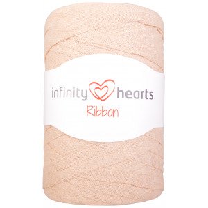  Infinity Hearts Ribbon Stoffgarn 08 Beige
