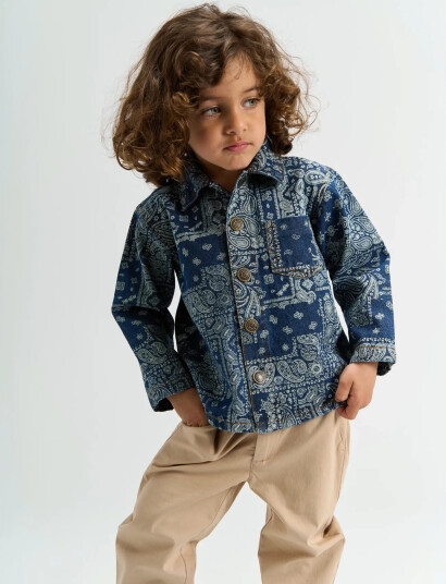 The New Tnststory Os Denim Overshirt Blue 92