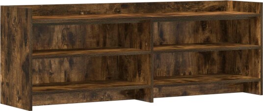  TV skap 135 x 33 x 47 cm Røkt Eik Konstruert tre
