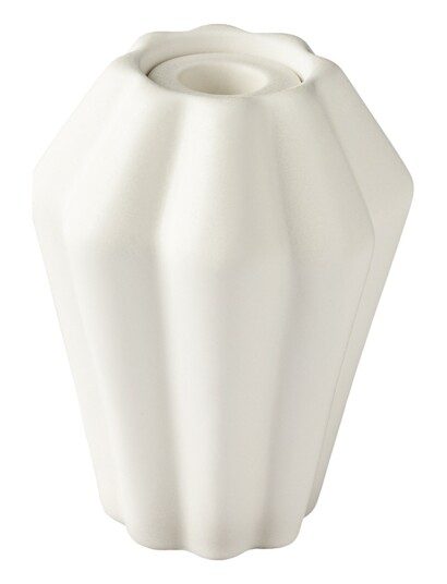 Potteryjo Birgit 14 Cm Vase White SHELL H14CM