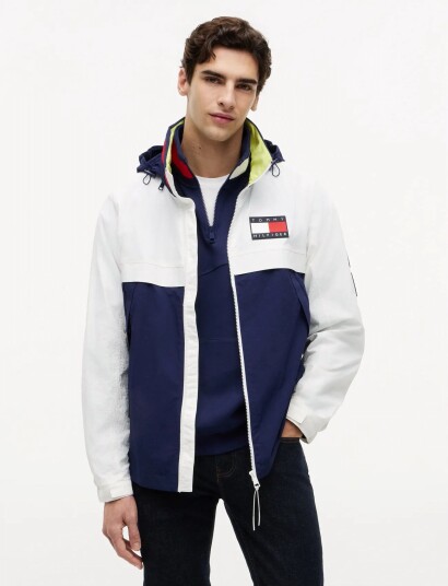 Tommy Hilfiger Us Sailgp Colorblock Regatta Jkt White M Tommy Hilfiger Us Sailgp Colorblock Regatta Jkt White M