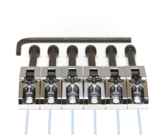 Graph Tech Ghost Pn-0080-C6 - Chrome Fr-Style Saddle Pickups, 6-String