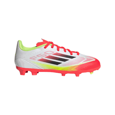 Adidas F50 League Fg/Mg fotballsko gress og kunstgress junior White 36 2/3