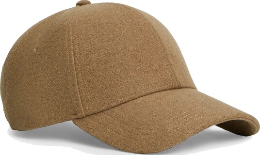 Tommy Hilfiger 6 Panel Melton Cap Brun ONE SIZE