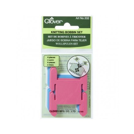 Clover Garnoppruller 6 stk