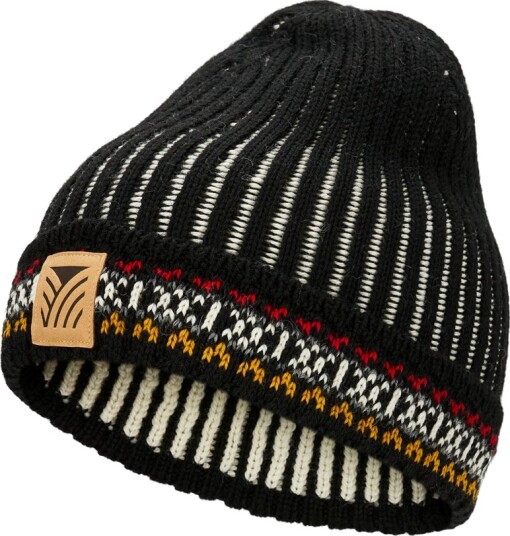 Dale Of Norway 1994 Hat Black Mustard Offwhite